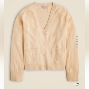 nwt jcrew cashmere patch pocket cardigan